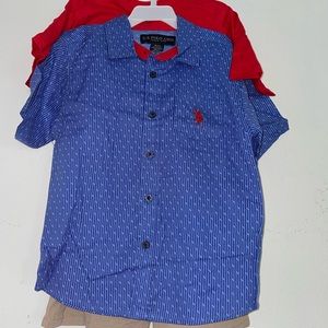 Boys polo  shots 3piece Set
